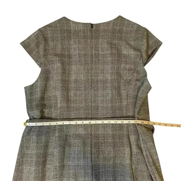 NWT H&M Women's Belted Midi Knee Length Sheath Dress Professional Grey XXL - Picture 15 of 16